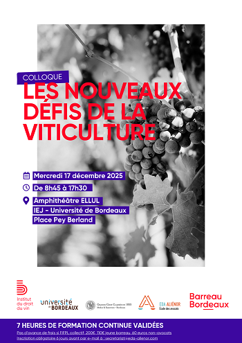 Colloque VINICOLE - 17/12/2025